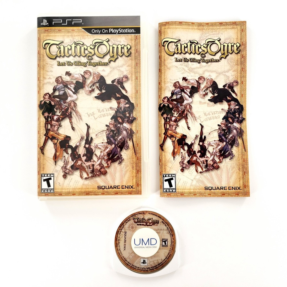 Tactics Ogre: Let Us Cling Together (Sony PSP, 2011) Complete Tested & Works